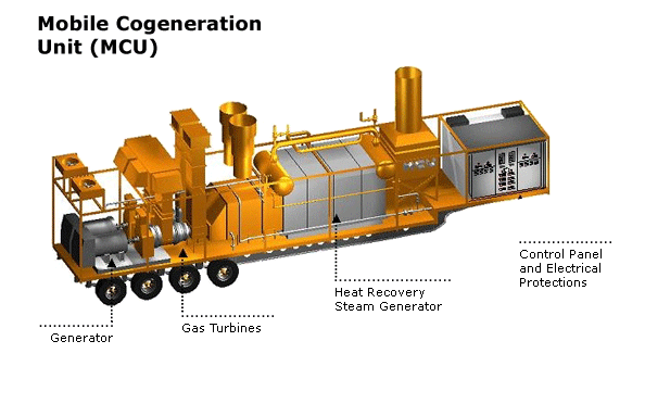 mobile cogeneration unit system provider